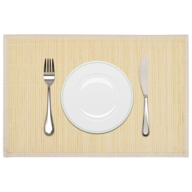 6 bamboo trivets 30 x 45 cm natural by vidaXL, Placemats - Ref: Foro24-242107, Price: 14,17 €, Discount: %