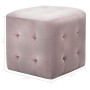 Two pink velvet bedside tables 30x30x30 cm by vidaXL, Nightstands - Ref: Foro24-249020, Price: 76,13 €, Discount: %