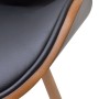 Dining chairs 2 pcs synthetic leather and curved wood by vidaXL, dining chairs - Ref: Foro24-241688, Price: 142,63 €, Discoun...