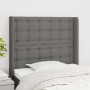 Cabecero con orejas de tela gris oscuro 83x16x118/128 cm de , Cabeceros y pies de cama - Ref: Foro24-3119989, Precio: 75,54 €...