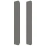 Headboard with dark gray fabric ears 83x16x118/128 cm by , Headboards and footboards - Ref: Foro24-3119989, Price: 93,73 €, D...