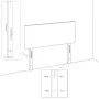 Headboard with dark gray fabric ears 83x16x118/128 cm by , Headboards and footboards - Ref: Foro24-3119989, Price: 93,73 €, D...