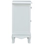 Mesita de noche de MDF blanca y gris 40x30x62 cm de vidaXL, Mesitas de noche - Ref: Foro24-285771, Precio: 86,99 €, Descuento: %