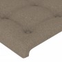 Cabecero con LED de tela gris taupe 103x16x118/128 cm de , Cabeceros y pies de cama - Ref: Foro24-3124476, Precio: 88,99 €, D...