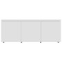 Weißer TV-Schrank aus Sperrholz, 80 x 34 x 30 cm von vidaXL, TV-Möbel - Ref: Foro24-801859, Preis: 73,99 €, Rabatt: %