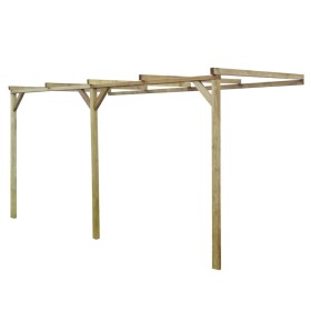 Holzschuppen-Pergola 2x4x2,2 m von vidaXL, Pergolen, Bögen und Gartenspaliere - Ref: Foro24-41710, Preis: 227,59 €, Rabatt: %