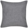 4 anthracite faux linen cushion covers, 50 x 50 cm by vidaXL, Cushions - Ref: Foro24-130947, Price: 24,54 €, Discount: %