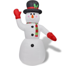 Inflatable snowman 240 cm by vidaXL, Christmas lights - Ref: Foro24-242357, Price: 59,41 €, Discount: %