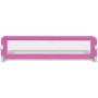 Barandilla de seguridad cama de niño 150x42 cm rosa de vidaXL, Barandillas de seguridad - Ref: Foro24-10102, Precio: 37,62 €,...