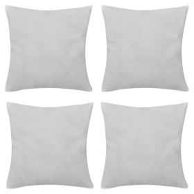 4 white cotton cushion covers, 50 x 50 cm by vidaXL, Cushions - Ref: Foro24-130902, Price: 21,99 €, Discount: %