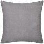 4 gray cotton cushion covers, 40 x 40 cm by vidaXL, Cushions - Ref: Foro24-130907, Price: 23,18 €, Discount: %