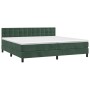 Boxspringbett mit dunkelgrüner Samtmatratze 200x200 cm von , Betten und Lattenroste - Ref: Foro24-3141566, Preis: 576,52 €, R...