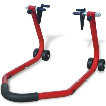 red motorcycle front stand by vidaXL, Workshop Equipment & Tools - Ref: Foro24-141969, Price: 60,78 €, Discount: %