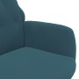 Silla de relajación de terciopelo azul de , Sillones - Ref: Foro24-341239, Precio: 114,94 €, Descuento: %