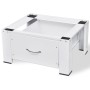 Soporte pedestal para lavadora con cajón blanco de vidaXL, Accesorios para lavadoras y secadoras - Ref: Foro24-50448, Precio:...