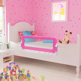 Barandilla de seguridad cama de niño 102x42 cm rosa de vidaXL, Barandillas de seguridad - Ref: Foro24-10101, Precio: 34,99 €,...