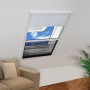 Plissee-Moskitonetz für Fenster gegen die Sonne, Aluminium, 60 x 80 cm von , Moskitonetze für Fenster - Ref: Foro24-142615, P...