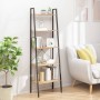 Standing shelving unit with 5 shelves light brown and black 56x35x174 cm by , Bookcases and shelves - Ref: Foro24-336367, Pri...