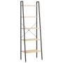 Standing shelving unit with 5 shelves light brown and black 56x35x174 cm by , Bookcases and shelves - Ref: Foro24-336367, Pri...