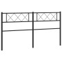 Cabecero de metal negro 200 cm de , Cabeceros y pies de cama - Ref: Foro24-372315, Precio: 32,96 €, Descuento: %