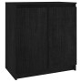 Solid black mango wood auxiliary cabinet 60x36x65 cm by , Sideboards - Ref: Foro24-808102, Price: 109,99 €, Discount: %