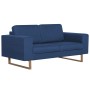 2 seater blue fabric sofa by , Sofas - Ref: Foro24-281385, Price: 359,99 €, Discount: %