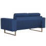 2 seater blue fabric sofa by , Sofas - Ref: Foro24-281385, Price: 359,99 €, Discount: %