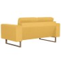 2-Sitzer-Sofa aus gelbem Stoff von , Sofas - Ref: Foro24-281391, Preis: 319,15 €, Rabatt: %