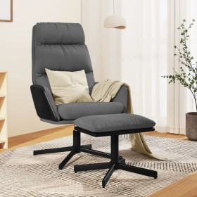 Relaxation armchair with light gray fabric stool by , Armchairs - Ref: Foro24-3097549, Price: 157,68 €, Discount: %