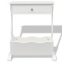 Revistero Melrose blanco de vidaXL, Revisteros - Ref: Foro24-242440, Precio: 67,87 €, Descuento: %