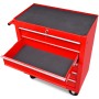 Carrito caja de herramientas 5 cajones rojo de vidaXL, Carretillas de carga - Ref: Foro24-141954, Precio: 225,53 €, Descuento: %