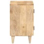 Mesita de noche tallada de madera maciza de mango 40x30x50 cm de vidaXL, Mesitas de noche - Ref: Foro24-320232, Precio: 115,2...