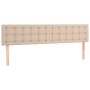 Cama box spring con colchón cuero sintético capuchino 200x200cm de , Camas y somieres - Ref: Foro24-3127336, Precio: 617,56 €...