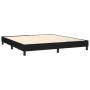 Box spring bed with black fabric mattress 160x200 cm by , Beds and slatted bases - Ref: Foro24-3130043, Price: 509,99 €, Disc...