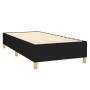 Cama box spring con colchón tela negro 100x200 cm de , Camas y somieres - Ref: Foro24-3132291, Precio: 373,24 €, Descuento: %