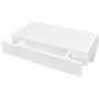 Floating wall shelf with 1 white MDF drawer for books/DVD by vidaXL, Shelves and shelves - Ref: Foro24-242187, Price: 42,18 €...