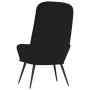 Black velvet relaxation armchair by , Armchairs - Ref: Foro24-341200, Price: 108,99 €, Discount: %