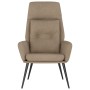 Relaxation armchair in taupe gray synthetic suede leather by , Armchairs - Ref: Foro24-341280, Price: 119,10 €, Discount: %