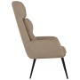 Relaxation armchair in taupe gray synthetic suede leather by , Armchairs - Ref: Foro24-341280, Price: 119,10 €, Discount: %