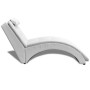 Diván con almohada de cuero sintético blanco de vidaXL, Divanes - Ref: Foro24-242217, Precio: 224,21 €, Descuento: %