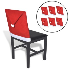 6 Santa Hat Model Chair Back Covers by vidaXL, Festive decorations - Ref: Foro24-131012, Price: 15,99 €, Discount: %