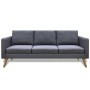 3 seater sofa in dark gray fabric by vidaXL, Sofas - Ref: Foro24-242221, Price: 300,84 €, Discount: %