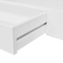 Floating wall shelf with 1 white MDF drawer for books/DVD by vidaXL, Shelves and shelves - Ref: Foro24-242188, Price: 66,45 €...