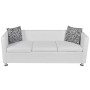 Weißes 3-Sitzer-Sofa aus Kunstleder von vidaXL, Sofas - Ref: Foro24-242211, Preis: 296,24 €, Rabatt: %