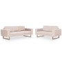 Cream fabric 2-piece sofa set by , Sofas - Ref: Foro24-276859, Price: 938,99 €, Discount: %