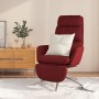 Red fabric relaxation armchair with footrest by , Armchairs - Ref: Foro24-3097532, Price: 139,11 €, Discount: %