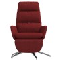 Red fabric relaxation armchair with footrest by , Armchairs - Ref: Foro24-3097532, Price: 139,11 €, Discount: %