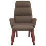 Relaxation armchair with footrest in taupe gray fabric by , Armchairs - Ref: Foro24-3097572, Price: 174,08 €, Discount: %