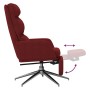 Red fabric relaxation armchair with footrest by , Armchairs - Ref: Foro24-3097532, Price: 139,11 €, Discount: %