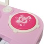 Spielzeugklavier mit 37 Tasten und Hocker/Mikrofon für Kinder (Pink) von vidaXL, Spielzeuginstrumente - Ref: Foro24-80118, Pr...